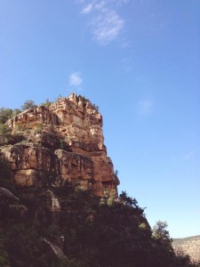 Kaibab Limestone outcrop along the Hermit Trail